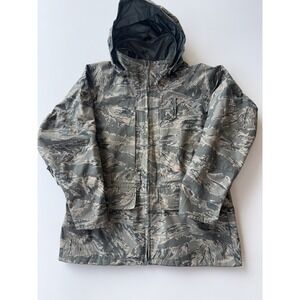 US Army Air Force ABU All-Purpose Parka Jacket Large Short Military Camouflage